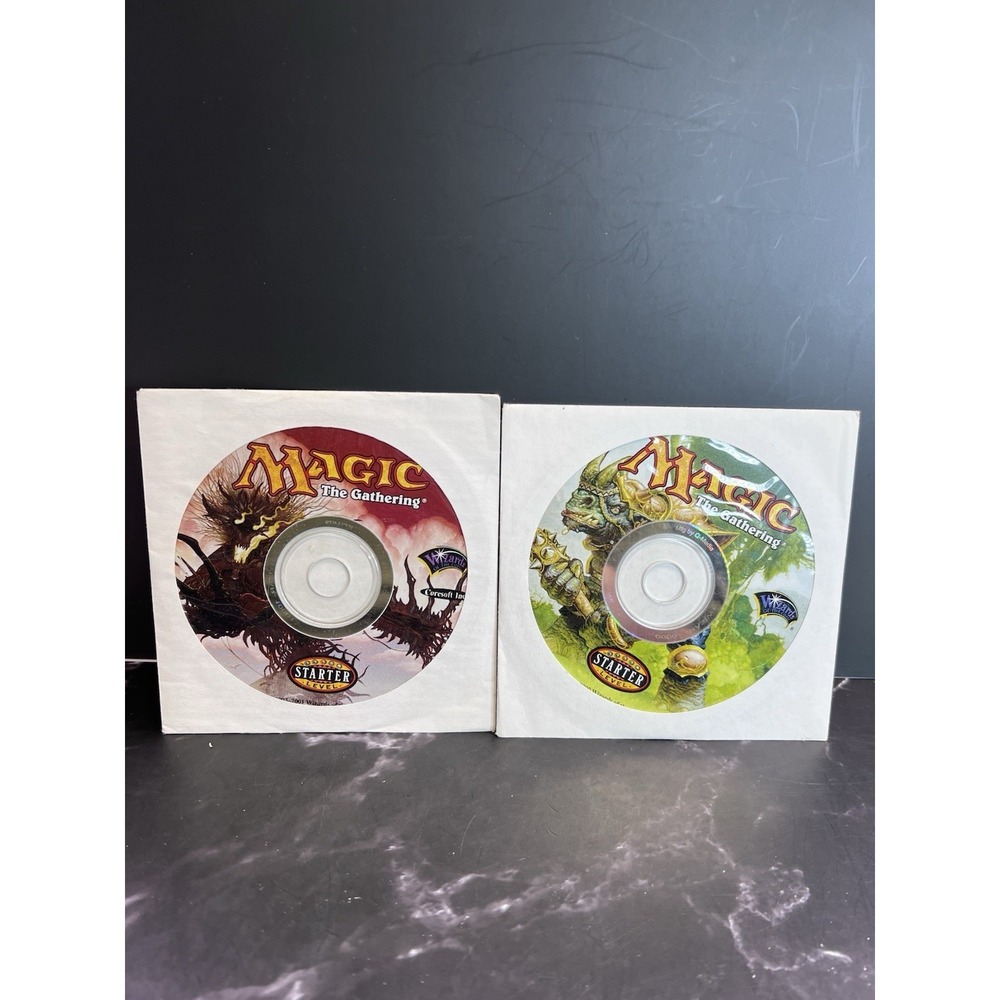 Magic The Gathering 2 Discs‎ Starter Level PC 2001 Wizards of the Coast, Inc.